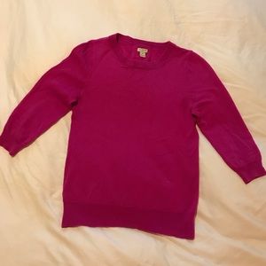 J. Crew Magenta Tippi Sweater
